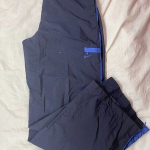 Vintage Nike navy blue and purple track pants